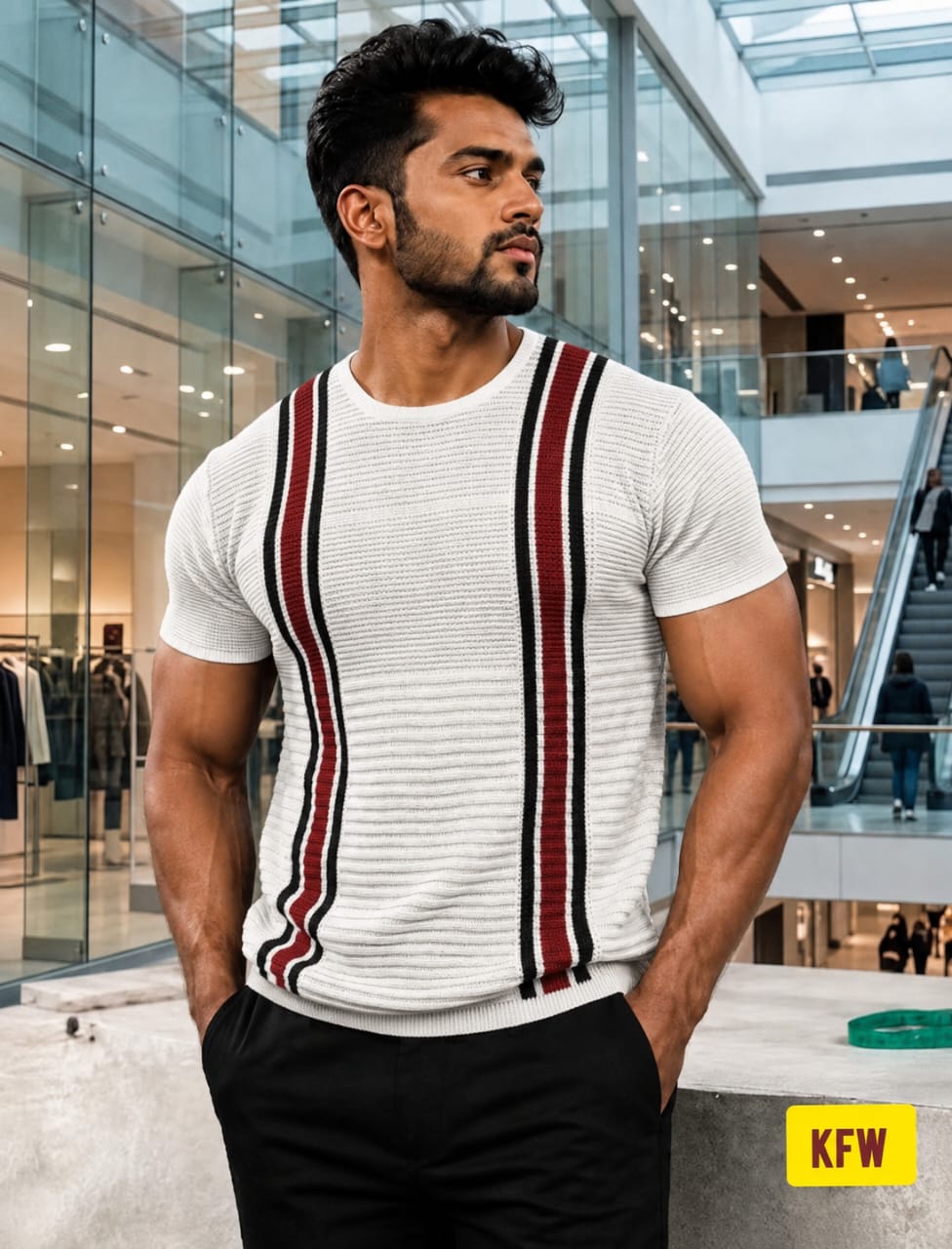Korean Knitted Drop Shoulder White